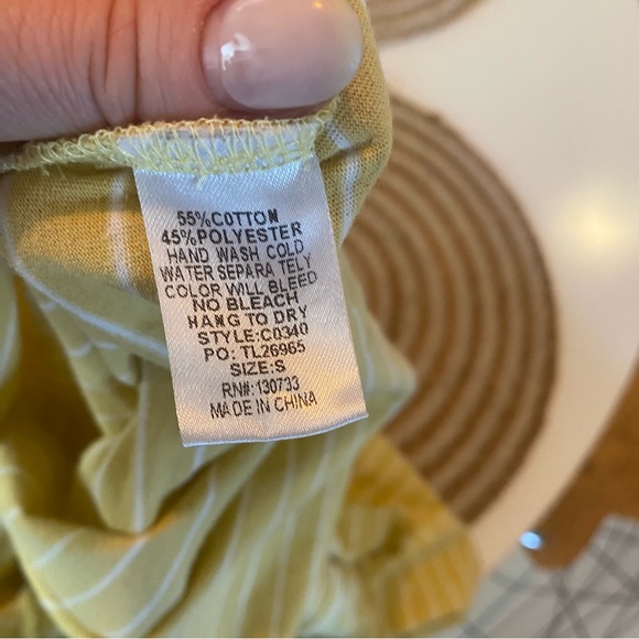 Umgee Ruffle Sleeve Tee - Picture 2 of 4